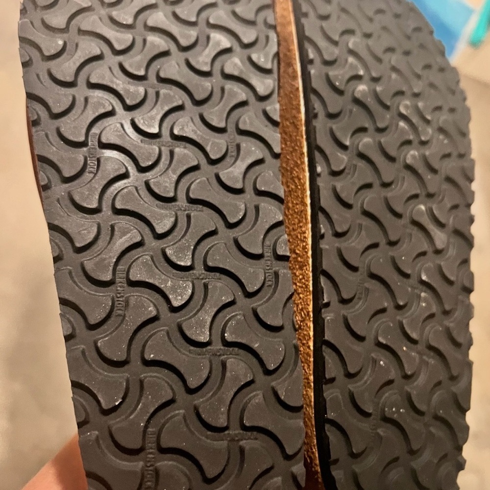 Birkenstock Black Textured Sole Mules & Clogs